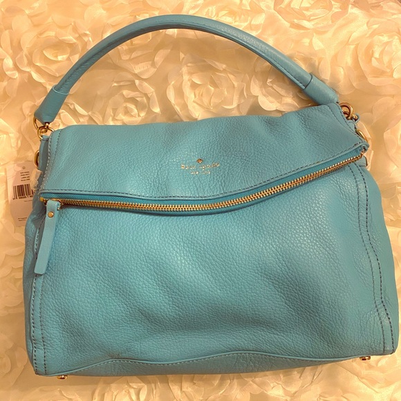 kate spade Handbags - Kate Spade Blue Pebble Little Minka Bag